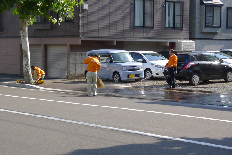 本社の地域清掃活動（2014/9/24）